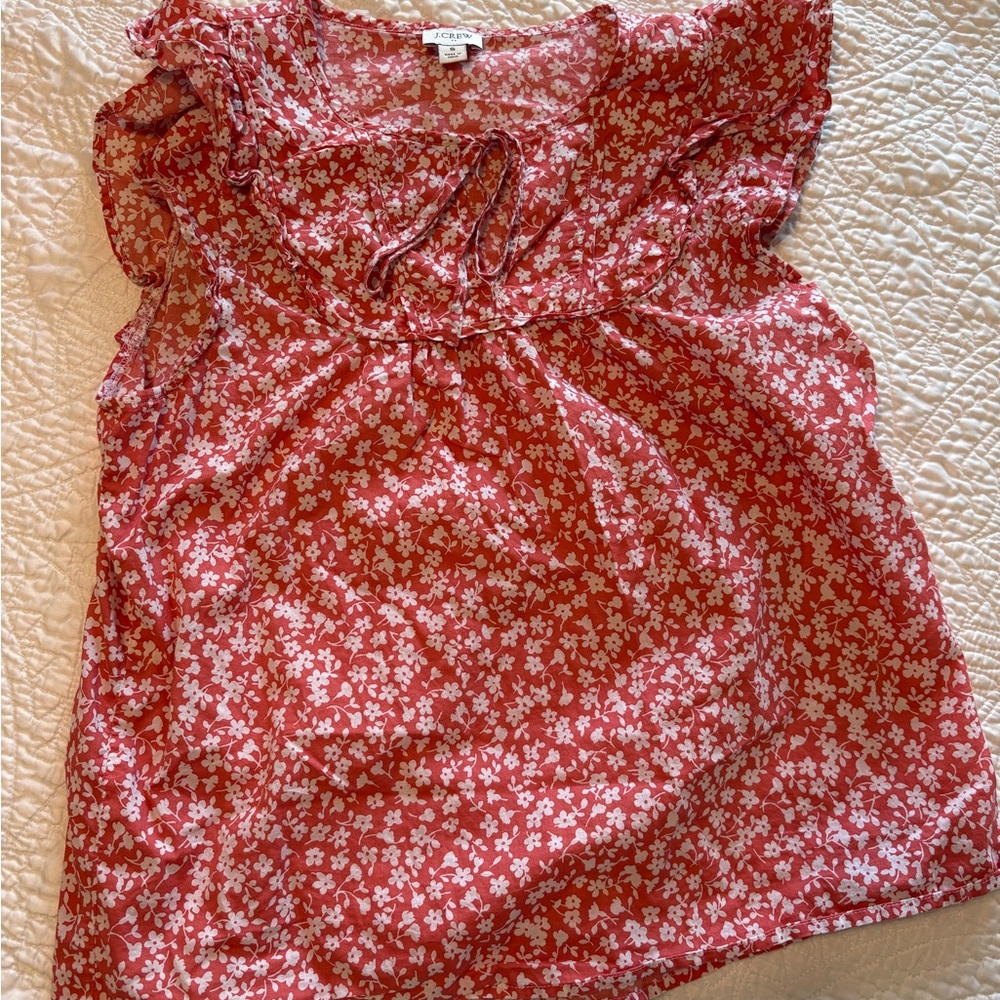 J.Crew floral blouse